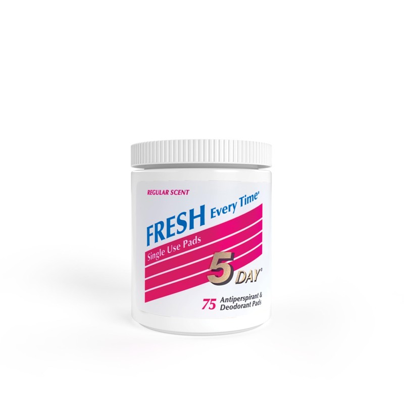 5-day Deodorant Pads, Reduces Underam Perspiration, 75Count
