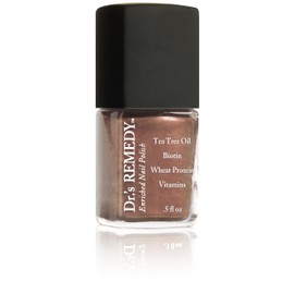 Dr’s Remedy Nail Polish, All Natural Enriched Nail Strengthener Non Toxic and Organic - BOLD Bronze