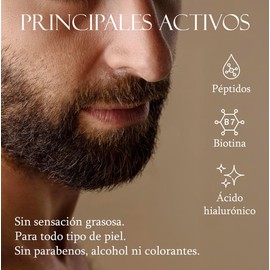 MARIE D' ARGAN Crema Booster Para Barba Con Biotina 75 ml, Mejora el Crecimiento de La barba más Aspera y Abundante, Hidrata la Piel, Suaviza el Vello Facial, Sin Sensación Grasosa, Uso Diario