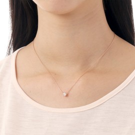 [za・kissu] the Kiss spd7031wuas [Wish Upon A Star] Women's Silver Necklace