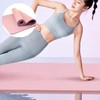 Non-slip Yoga and Pilates Mat with Strap for Home Training 1cm