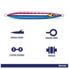 Rip Roller Slow Fall Jig Blue/Black/Pink 200g/7Oz