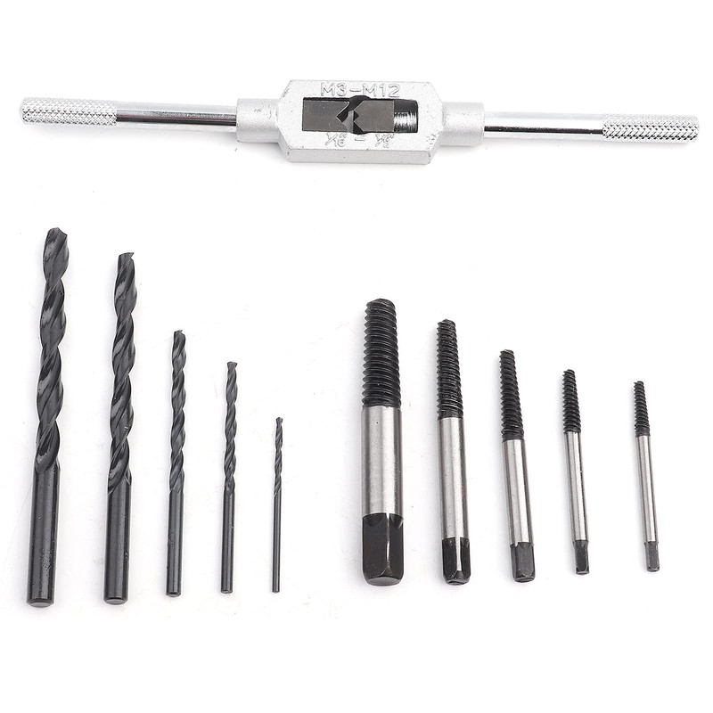 Screw Extractor Set for Broken Screw,5pcs Damaged Screw Remover+5pcs M2
