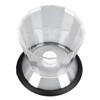 Honey Syrup Dispenser with Stand Multipurpose Honey Jar Clear Glass