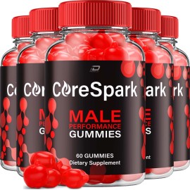 Core Spark (5 Pack) Core Spark Gummies for Men – CoreSpark Male Gummy All-Natural Chewable