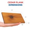 Jaccard Ready 2 Grill Pre-Soaked Cedar Planks, Premium Wood Planks