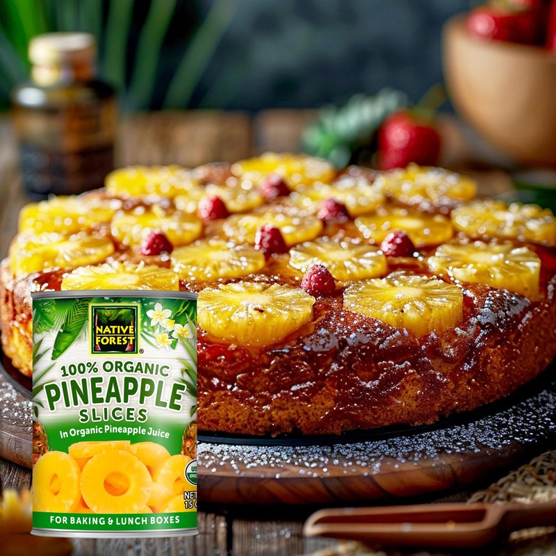 Native Forest Pineapple Slices - Pineapple Canned, Pineapple Organic, Canned