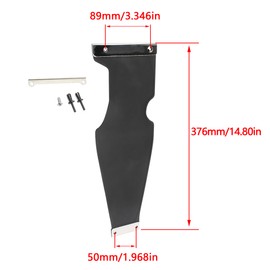 ABCERRSI Sur Ron Rear FenderMud Guard,Motorcycle Rear Shock Absorbing Dust Splash Cover For Light Bee X160 X260 Electric Dirtbike Black