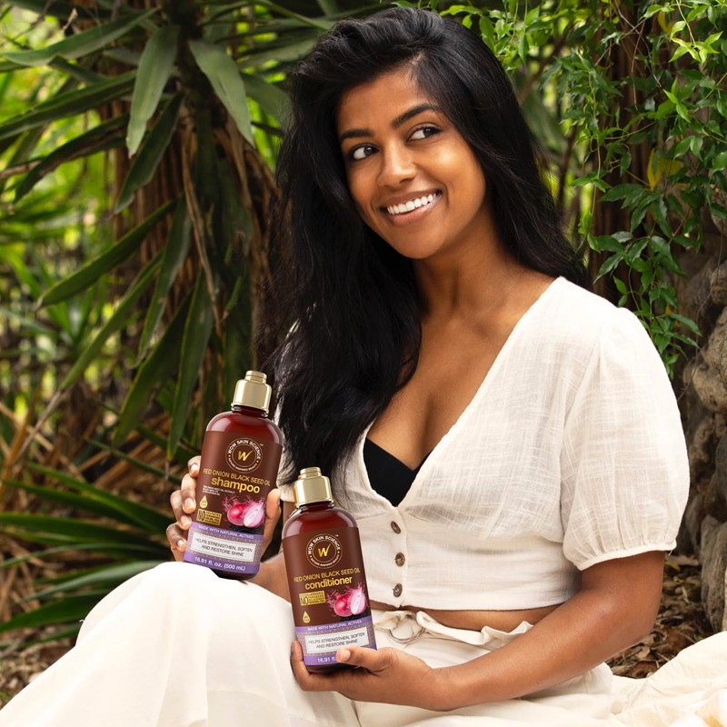 WOW Skin Science Red Onion Black Seed Shampoo & Conditioner