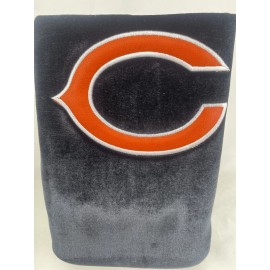 FremontD 2 New Sideless Soft Black Velour Truck Car SUV Seat Cover Chicago Bears