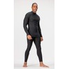 DEVOPS 3 Pack Men's Athletic Turtle Neck Long Sleeve Compression