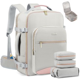 LOVEVOOK Travel Backpack for Women with Waist Strap,40L Cute Carry on Backpack Travels Essentials Personal Item Backpack for Traveling on Airplane,Large Carry on Luggage Travel Bag Flight Approved