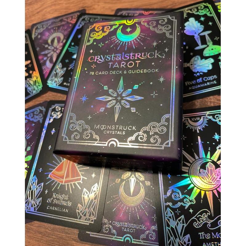 Crystalstruck Tarot: Limited Silver or Gold Holographic Edition - Color: