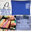 Humyoun 2 Pcs Interoffice Mailer Canvas Transit Sack Zipper Bag