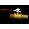 Aopin Ball Valve Brass G 1/2" Male Thread x 12mm