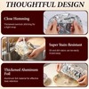 50 Reusable Aluminum Foil Food Covers, Home Dining Table &