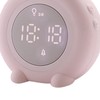 Digital Alarm Clock Cute Bunny Shape LED Night Light Luminous