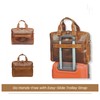 Lennie Piell Full Grain Handmade Leather Briefcase for Men and