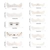 MLSMILE Glitter Freckles Face Tattoo,12PCS Face Glitter Speckles Patches,Glow Up