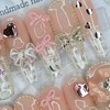 Royal Ribbon Handmade Nail Tips - Water Drop / 로열리본