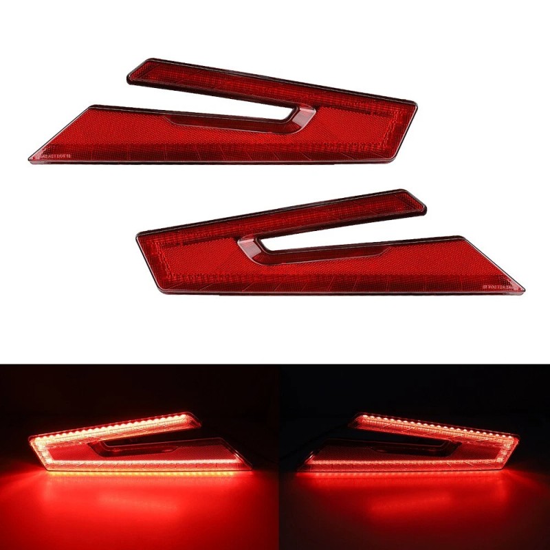 Unbranded Pair LED Brake Rear Tail Lights For Polaris RZR