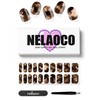 Semi Cured Gel Nail Strips - 20pcs Real Gel Nail