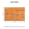 Basketball Court Placemats Set of 6 Linen Washable 12x18 Inch
