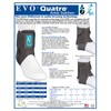 MedSpec EVO® Quatro® Ankle Stabilizer - Large, Black