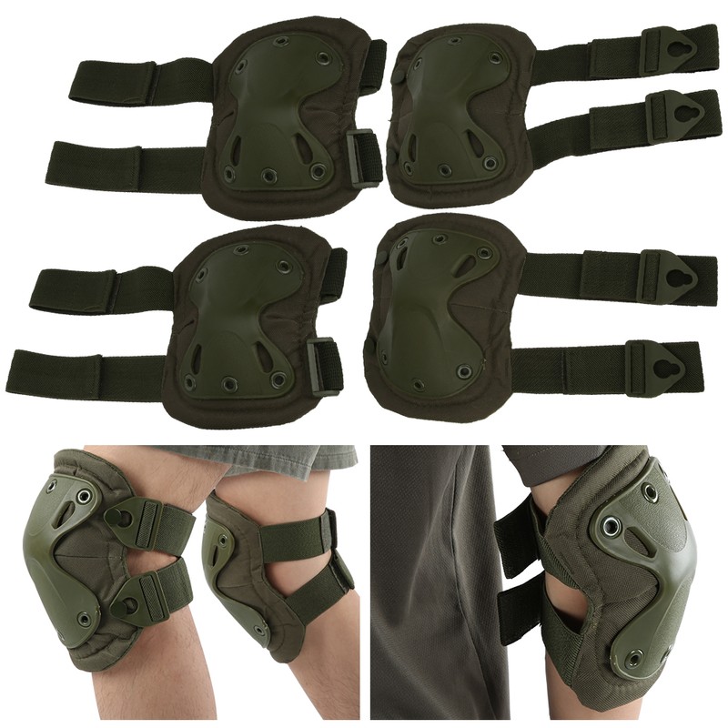 4 Pcs Outdoor Protection Kneepad Elbow Support Cycling Sports Leg