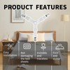 Aifrymne Adjustable Bed Sheet Fasteners Set, 4PCS Heavy Duty Elastic