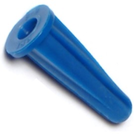 Hard-to-Find Fastener 014973294021 Conical Plastic Anchors, 6-8 x 3/4-Inch, 100-Piece