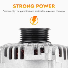 New Alternator for Nissan Quest V6 3.5L 2004 2005 2006 2007 2008 2009 23100-5Z000, 400-40033