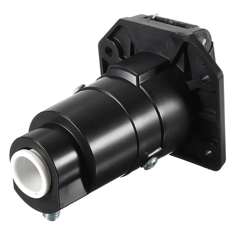 NEW SUN Conector redondo de 7 vías para remolque, 7