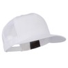 Yupoong 5 Panel Mesh Trucker Snapback Cap - White OSFM