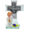 Cruz de Cristal Recuerdo Comunión Niño – Pack 12 pcs