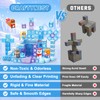 150Pcs 0.8in Magnetic Blocks, Building Cubes for Girls Ages 4-8