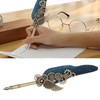 Quill Pen and Ink Set Vintage Style Glossy Writting Stainless