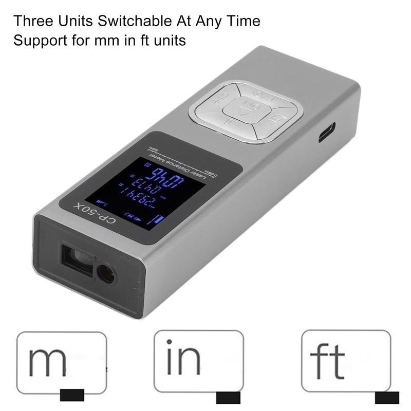 Distance Meter Accurate Voice Broadcast Small Electronic Ruler Handheld Rangefinder