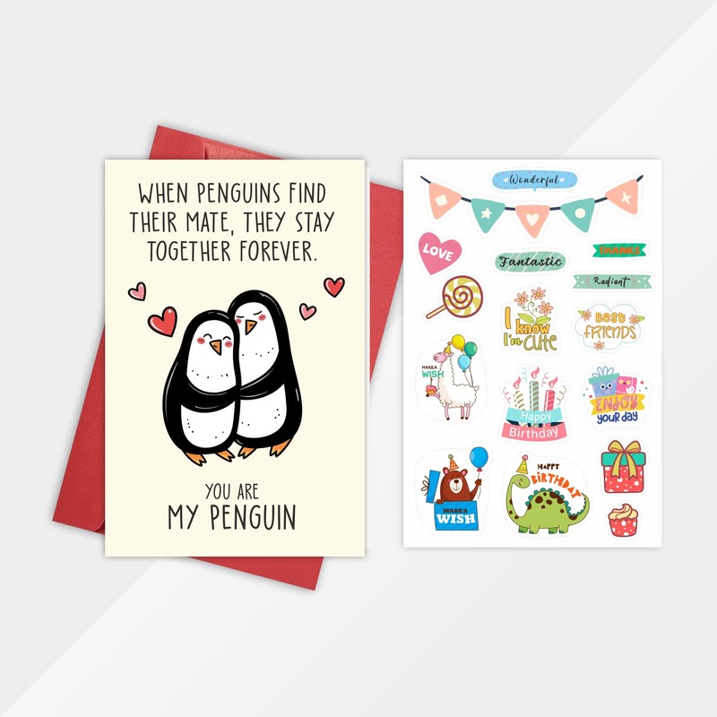 REENYOUNG My Penguin Card, Forever Love