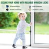 Window Locks & Sliding Door Security Bar, 2 Pack Adjustable