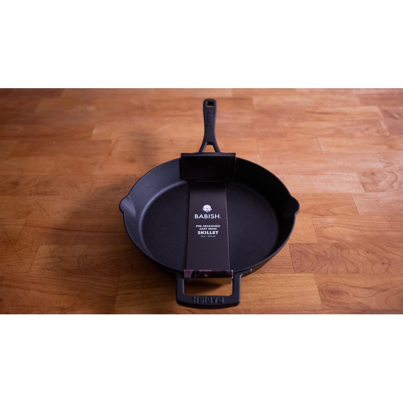 Babish 10-Inch Preseasoned Cast Iron Skillet – Durable Non-Stick Frying