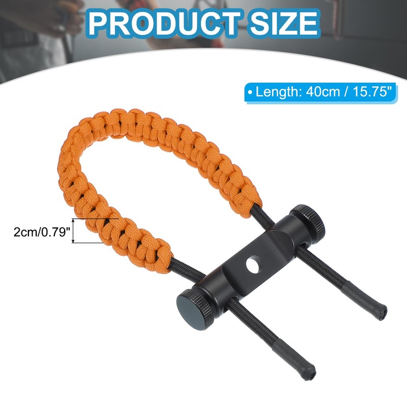sourcing map Archery Bow Wrist Sling 15.75 Inch 550 Paracord