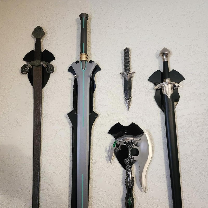 CLKE Sword Holder Wall, Sword Wall Mount, Sword Stand, Wall