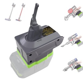 New V8/V7 Battery Adapter for Ryobi 18V Battery Convert to for Dyson V8 V7 Battery, Work for Dyson V7/V8 Series Handheld Vacuum Cleaner, Compatible with Dyson V7/8 Animal Absolute with Trigger Lock