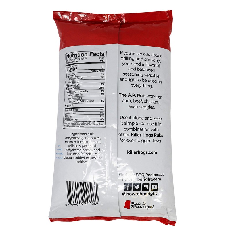 Killer Hogs AP Seasoning | Championship BBQ and Grill All