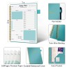 Regolden-Book Daily Planner Undated, To Do List Notebook with Hourly