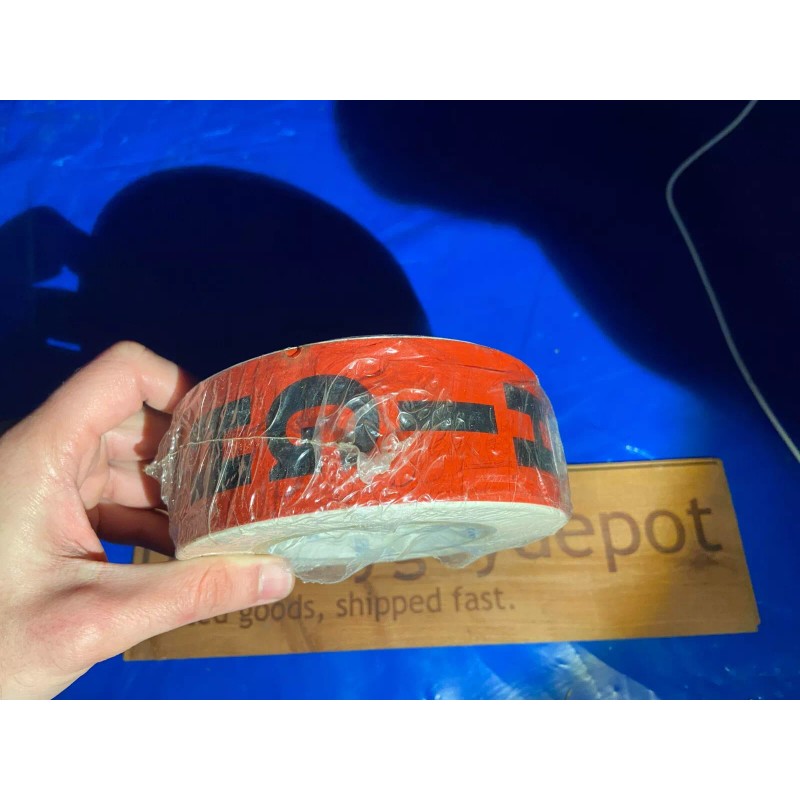 HIGH Red Alert pipe tape by the Foot