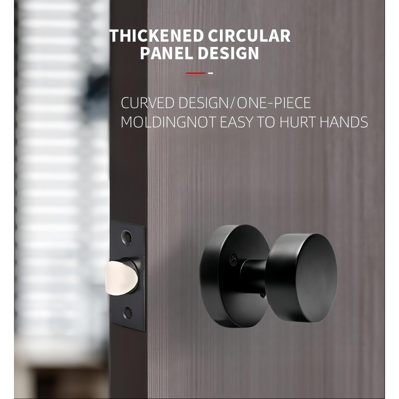 Hoconnie Dummy Door Knob, Brushed Satin Brass Dummy Door Knobs