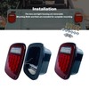 Tail Lights Assembly Replacement for 1979-2006 Wrangler TJ YJ CJ5