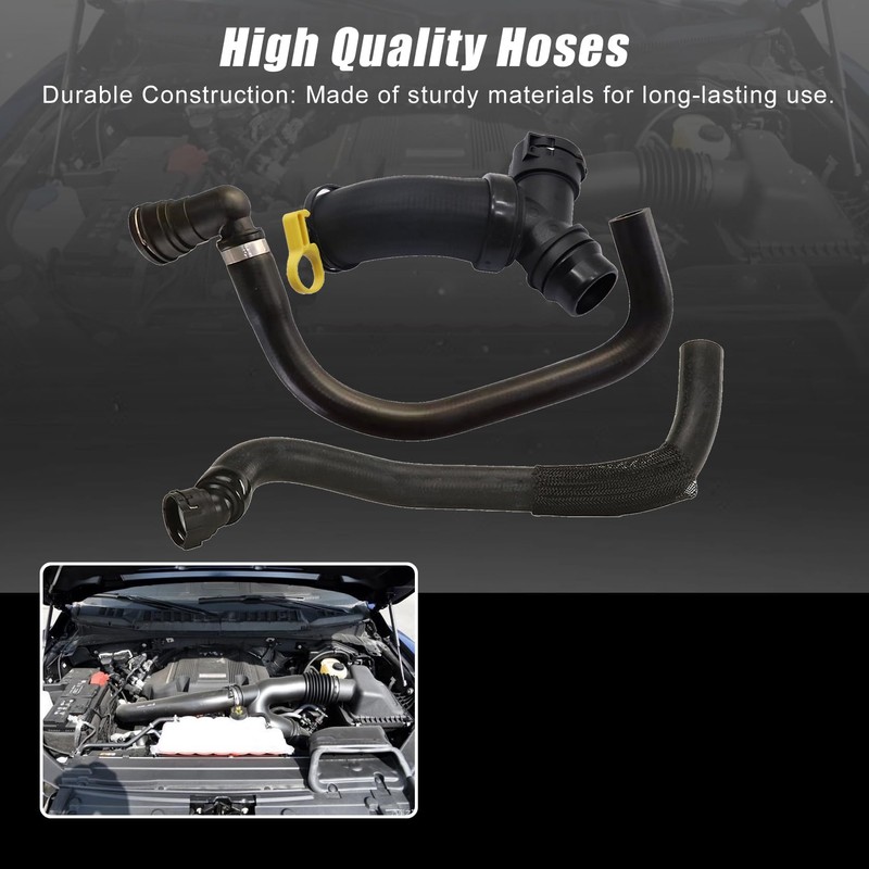 FZJDSD Upper Radiator Hose Y-Connector Lower Degaus Compatible with Ford